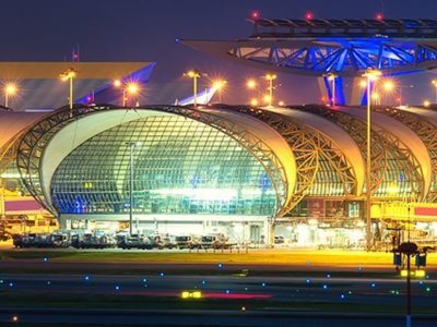 Bangkok International Airport utilizes the FTS 800 approach lighting system