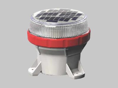 The OL4 red solar hazard marker light is designed for tough industrial locations such as mine and construction zones