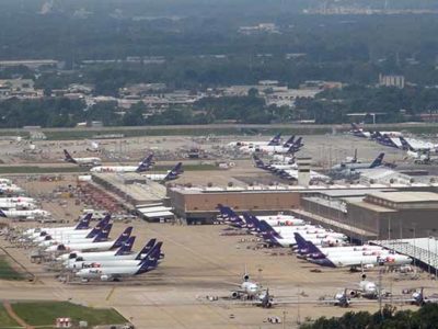 Memphis airport is a fedex superhub